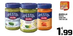 SpesaPiù Supermercati Barilla Pesto offerta