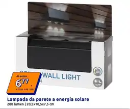 Action Lampada da parete a energia solare offerta