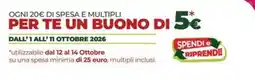 Carni e Affini Supermercati Buono di 5€ offerta
