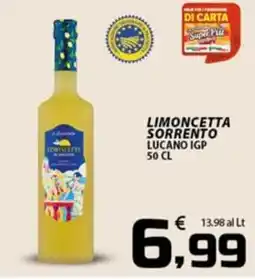 SpesaPiù Supermercati Limoncetta Sorrento Lucano IGP offerta