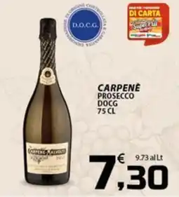 SpesaPiù Supermercati Carpenè Prosecco DOCG offerta