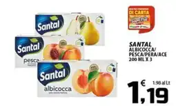 SpesaPiù Supermercati Santal albicocca offerta