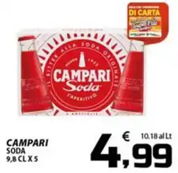 SpesaPiù Supermercati Campari Soda offerta