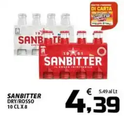 SpesaPiù Supermercati Sanbitter Dry/Rosso offerta