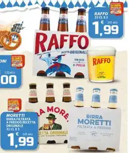 SpesaPiù Supermercati Raffo birra offerta