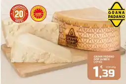 SpesaPiù Supermercati Grana Padano DOP 20 mesi offerta