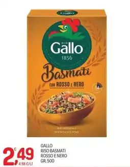 Carni e Affini Supermercati Gallo Riso Basmati Rosso e Nero offerta