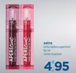 Bravo Casa astra tinta labbra aperitint lip oil offerta