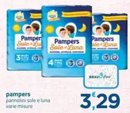 Bravo Casa Pampers pannolini sole e luna offerta