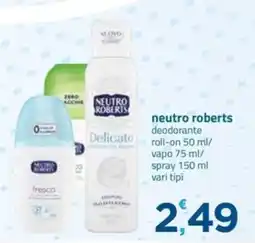 Bravo Casa Neutro Roberts deodorante offerta