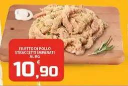 SpesaPiù Supermercati Filetto di pollo straccetti impanati offerta