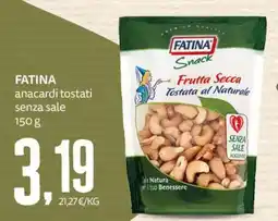 PRO7 Supermercati Fatina anacardi tostati senza sale offerta