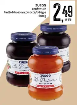 PRO7 Supermercati Zuegg confettura frutti di bosco offerta