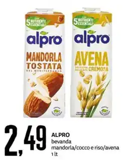 PRO7 Supermercati Alpro bevanda mandorla offerta
