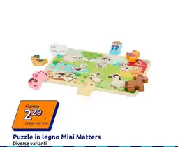 Action Puzzle in legno Mini Matters offerta