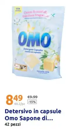 Action Detersivo in capsule Omo Sapone di... offerta