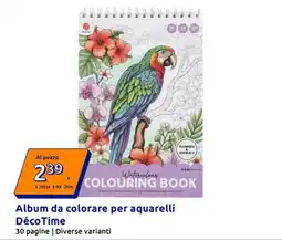 Action Album da colorare per aquarelli DécoTime offerta