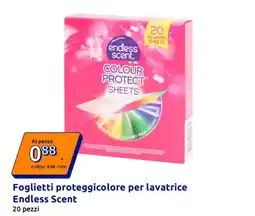 Action Foglietti proteggicolore per lavatrice Endless Scent offerta