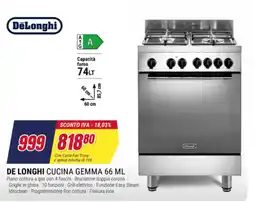 Trony DeLonghi cucina gemma 66 ml offerta