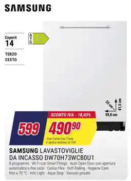 Trony Samsung lavastoviglie da incasso offerta