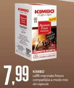 PRO7 Supermercati Kimbo caffè macinato fresco offerta