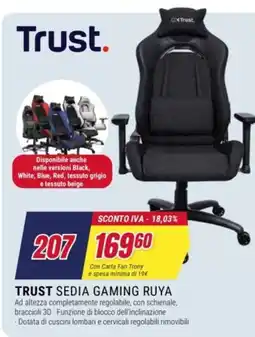 Trony Trust Sedia Gaming Ruya offerta
