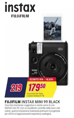 Trony Fujifilm Instax Mini 99 Black offerta