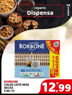 Il Centro Superstore Borbone cialde caffè nera decisa offerta