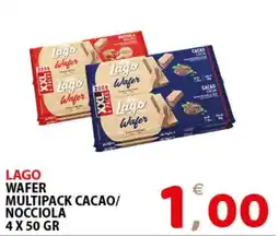 Il Centro Superstore Lago wafer multipack cacao offerta