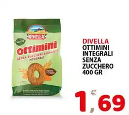 Il Centro Superstore Divella ottimini integrali senza zucchero offerta