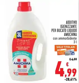Conad Additivo igienizzante per bucato liquido Amuchina offerta
