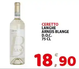 Il Centro Superstore Ceretto Langhe Arneis Blange offerta
