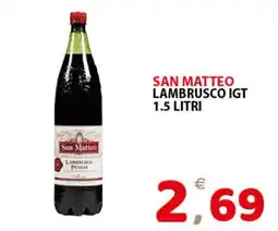 Il Centro Superstore San Matteo Lambrusco IGT offerta