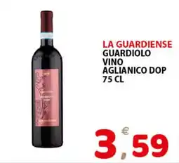 Il Centro Superstore La guardiense guardiolo vino aglianico dop offerta