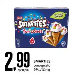 PRO7 Supermercati Smarties cono gelato offerta