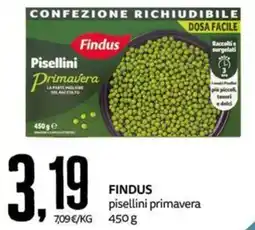 PRO7 Supermercati Findus pisellini primavera offerta