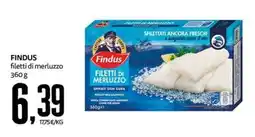 PRO7 Supermercati Findus filetti di merluzzo offerta