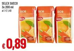 Famila Superstore Selex succo offerta