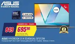 Trony ASUS VIVOBOK S14 offerta