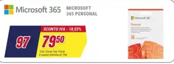 Trony Microsoft 365 Personal offerta