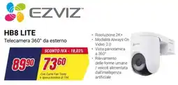 Trony EZVIZ HB8 LITE Telecamera 360° da esterno offerta