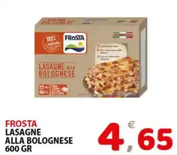 Il Centro Superstore Frosta Lasagne alla Bolognese offerta