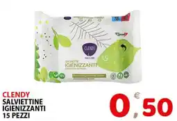 Il Centro Superstore Clendy salviettine igienizzanti offerta