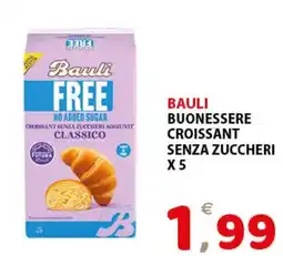 Il Centro Superstore Bauli croissant senza zuccheri classico offerta