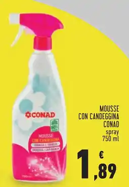 Conad Mousse con candeggina Conad offerta