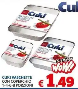 Casa & Co Cuki vaschette alluminio con coperchio offerta