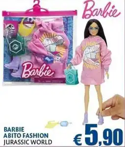 Casa & Co Barbie abito fashion jurassic world offerta