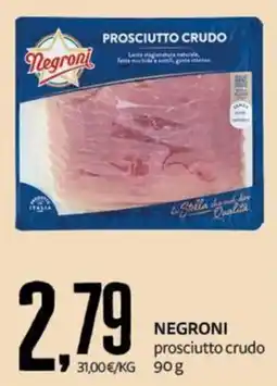 PRO7 Supermercati Negroni prosciutto crudo offerta