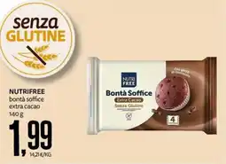 PRO7 Supermercati Nutri Free bontà soffice extra cacao offerta