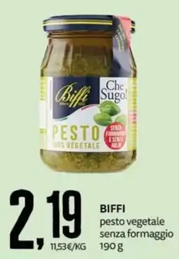 PRO7 Supermercati Biffi pesto vegetale senza formaggio offerta